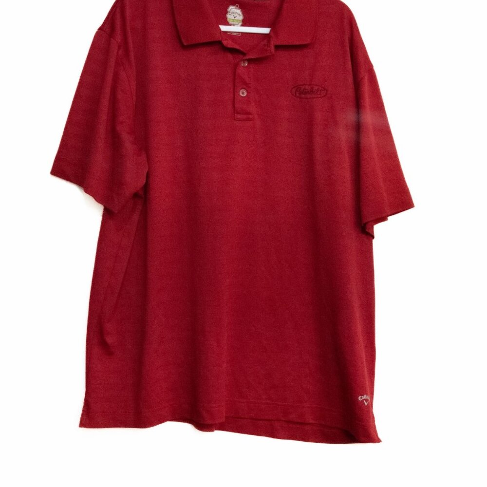 Callaway Mens Red Polo Shirt Size XXXL